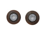 Paire de disques arriere (freinage) pour OPEL VIVARO 3 PHASE 1