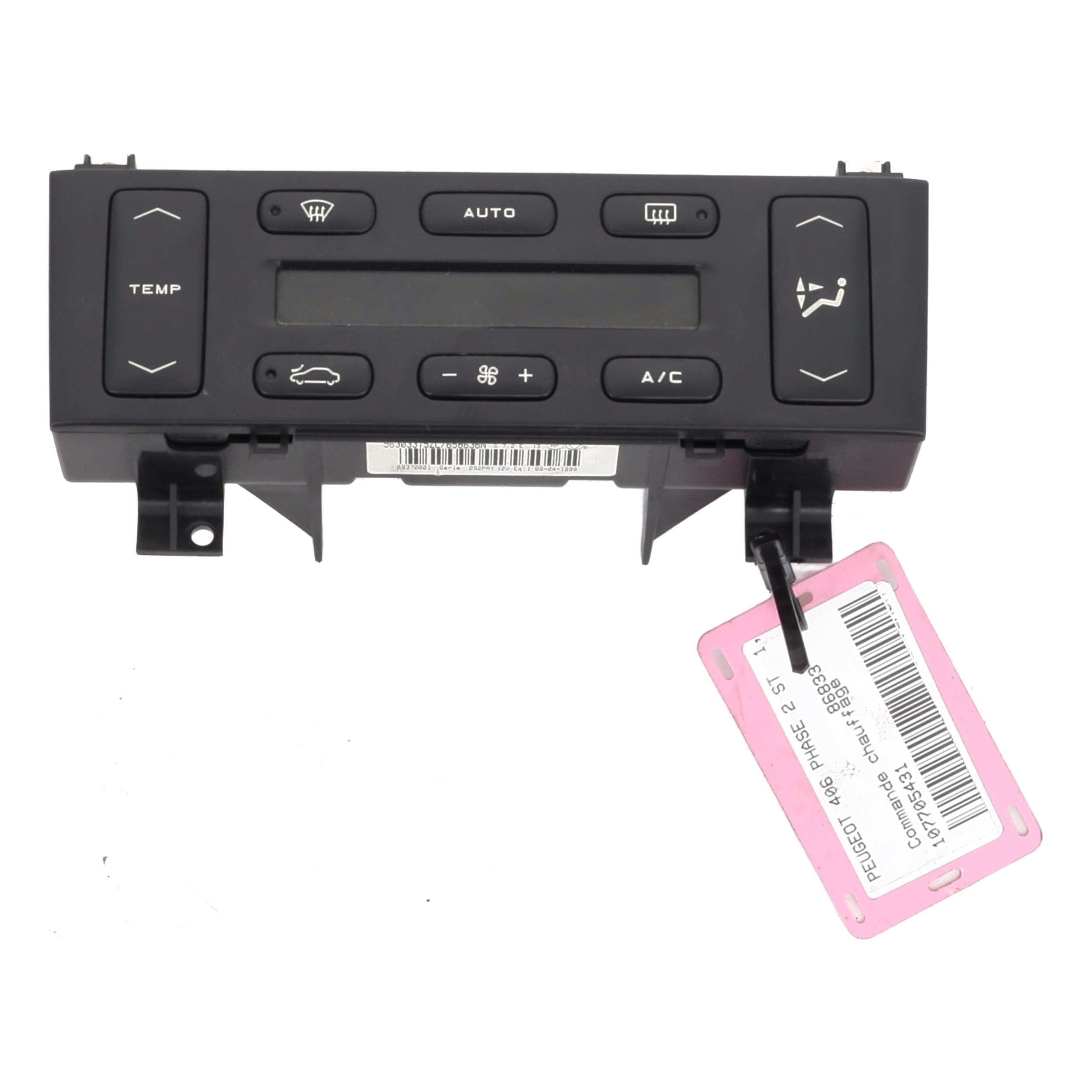 Commande Chauffage Climatisation Pour Peugeot 406 - Pièce D'origine 96482616YW - Occasion Vérifiée