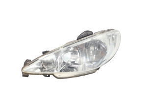Optique avant principal gauche (feux)(phare) pour PEUGEOT 206 PHASE 2