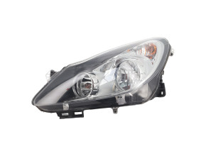Optique avant principal gauche (feux)(phare) pour OPEL CORSA D PHASE 1