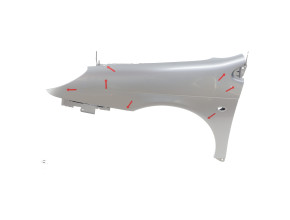 Aile avant gauche pour CITROEN C5 1 PHASE 2