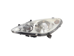 Optique avant principal gauche (feux)(phare) pour PEUGEOT 307 PHASE 1