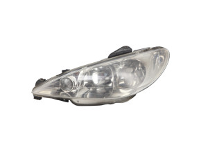 Optique avant principal gauche (feux)(phare) pour PEUGEOT 206 PHASE 2 BREAK