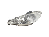 Optique avant principal gauche (feux)(phare) pour PEUGEOT 206 PHASE 1 CABRIOLET