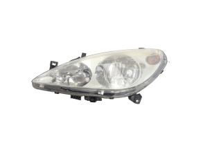 Optique avant principal gauche (feux)(phare) pour PEUGEOT 307 PHASE 1