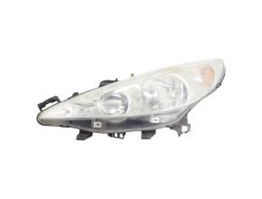Optique avant principal gauche (feux)(phare) pour PEUGEOT 207 PHASE 2 BREAK