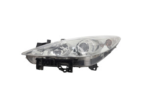 Optique avant principal gauche (feux)(phare) pour PEUGEOT 307 PHASE 2