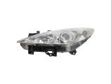 Optique avant principal gauche (feux)(phare) pour PEUGEOT 307 PHASE 2