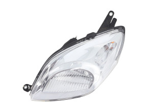 Optique avant principal gauche (feux)(phare) pour FIAT QUBO
