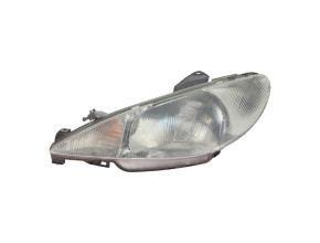 Optique avant principal gauche (feux)(phare) pour PEUGEOT 206 PHASE 1