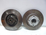 Paire de disques arriere (freinage) pour PEUGEOT PARTNER 2 PHASE 2