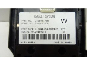 Commande autoradio pour RENAULT MEGANE 3 PHASE 3 COUPE