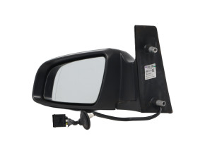 Paire Coques Rétroviseurs Opel Zafira B MK2 2009-2014 - Noir Brillant ABS - Remplacement Direct