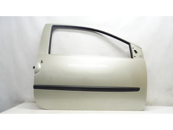 Porte Avant Gauche Pour RENAULT TWINGO 2 Phase 1 – Réf. OEM 801010419R – Occasion En Bon état
