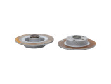 Paire de disques arriere (freinage) pour RENAULT MEGANE 2 PHASE 2