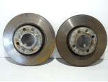 Paire de disques avant (freinage) pour RENAULT CLIO 3 PHASE 1